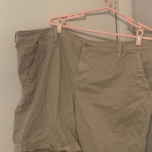 Torrid chino twill tan shorts